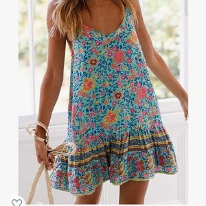 Summer flower dress